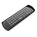Rii K25A 4 in 1 Multifunction Portable 2.4GHz Mini Wireless Fly Mouse Keyboard ,Audio Feature And IR Infrared Remote Control With Rechargable Li-ion Battery for PC,Laptop,Raspberry PI 2, MacOS,Linux, HTPC, IPTV, Google Box, Android Box, Smart TV ,XBMC,Windows 2000 XP Vista 7 8 10 (Black)