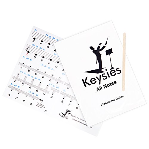 New - Keysies All Notes. Complete Note Range Piano Stickers For All Sizes of Keyboard