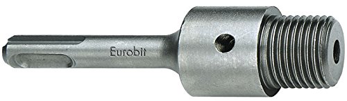 Eurobit 1908 Shank with Bright for Hammer Drill Bit Hole Punch, Grey, mm 370