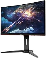 Aoc C24g1 24 Curved Frameless Gaming Monitor Fhd 1080p 1500r Va Panel 1ms 144hz Freesync Height Adjustable Vesa 3 Year Zero Dead Pixels Amazon Sg Electronics