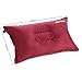 SEMOO Camping Pillow/Self Inflating Air Pillow, Compressible for Camping, Travel and Backpacking (Red)