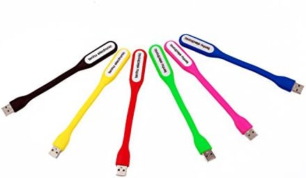 Tenhu Helen Flexible Mini USB LED Light Lamp for Computer Keyboard PC Notebook Laptop Outdoor Energy Saving Gift Night Book Reading Lamp(6pcs)