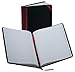 Boorum & Pease 38150R Record Book, Ruled, 150 Pages, 9-5/8-Inch x7-5/8-Inch, Black/Red