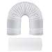 Welsoon 79 Inch Exhaust Hose for Portable Air Conditioner 5 Inch Diameter Universal, Counter Clockwise Threads Air Conditioner Hose - Portable AC Vent Exhaust Hose