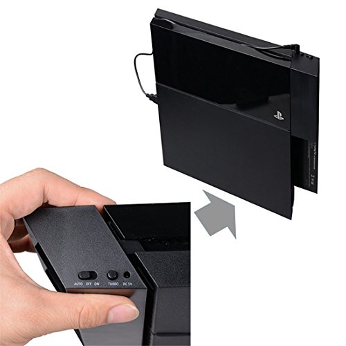 A-SZCXTOP Cooling Fan For PS4 Gaming Console Cool Down With 5 High Speed Cooler Fans Perfect Fit for PS4 PlayStation 4 Host