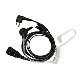 Advanced Nipple Covert Acoustic Tube Bodyguard FBI Earpiece Headset Mic PTT/VOX for 2-pin Motorola Radio CP040 CP200 XTNi DTR VL50