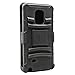 Samsung Galaxy Note Edge Case - NageBee - Samsung Galaxy Note Edge Case - NageBee - Hybrid Armor Stand Case With Holster and Locking Belt Clip for Samsung Galaxy Note Edge (Holster Stand Black)