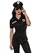 Underwraps Women's Police Fitted Shirt, Black, Large