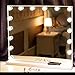 Hollywood Vanity Mirror with Lights, Makeup Mirror with 10 LED Lighting Bulbs, Dimmable 3 Color Lighting Modes LED Makeup Mirror for Bedroom