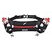 Fitletic Water Bottle Belt | Unique Zero Bounce Design for Running, Triathlon, Ironman, Marathon, 10K, 5K, Trail | HD06-C2S Hydra 12 V2 Hydration Belt, Small/Medium, Black & Red