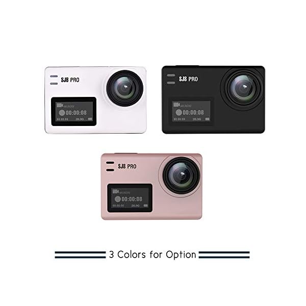 HMY 2,3" Touchscreen-Action-Kamera WiFi Sport Cam mit 170 Grad Weitwinkel-8X Digitalzoom wasserdichte Kamera – Bild 4