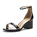 Dream Pairs Women's Low-Chunk Low Heel Pump Sandals