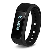 iWOWN Smart Bracelet I5 PLUS IP65 Waterproof Fitness Trackers with OLED Touch Screen, Bluetooth 4.0 Pedometer, Wristband, Sleep Monitor, Call/MSM Reminder for Android/ iOS Smartphone