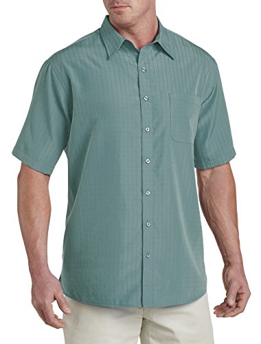 Harbor bay by dxl big and tall short-sleeve microfiber sport shir…