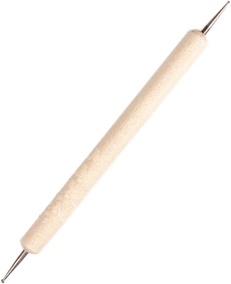 RELINDA (TM) 2-Ways DIY Wooden Manicures and Pedicures Dotting Tool Nail Art Pens Nail Brush, 3 PCs