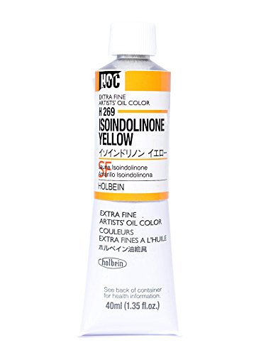 Holbein Artist Oil Colors isoindolinone yellow 40 ml