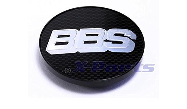 BBS Llanta Tapa Emblema Carbon Cromo Plata 70 mm ...
