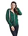 Come Together California CTC Womens Active Fleece Zip Up Hoodie Sweater Jacket