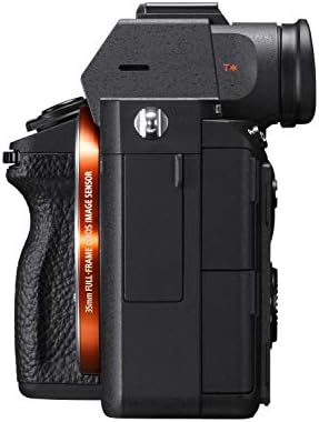 Sony alpha 7 iii full-frame evil camera (autofoco rápido de 0,02 s, estabilização ótica de imagem de 5 eixos, 4k hlg, maior duração da bateria), preto