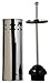 Taymor Stainless Steel Tall Toilet Bowl Plunger with Lid