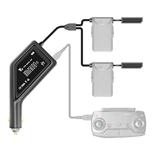 Tercel Battery Car Charger with Dust Cover for DJI Mavic Air