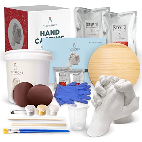 Hand Casting Kit Complete Hand Molding with Plaster, Bucket, Gloves