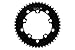 Origin8 BMX/Singlespeed/Fixie Chainring, 46t, 110/130 BCD, 1/8, Black