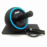 MOB Athletics Ab Roller Wheel Kit - Ab Roller with Speed Jump Rope and Free Knee Pad - Pro Core Training Workout for Men and Women - Home Gym Equipment for Abdominal Exercise