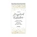 Hadley Designs Gold Perpetual Birthday, Anniversary, Special Event Reminder Calendar Book Journal for Important Family Date Day Wall Hanging, Mom Dutch Bday Birthdate Gift Card Planner Organizer