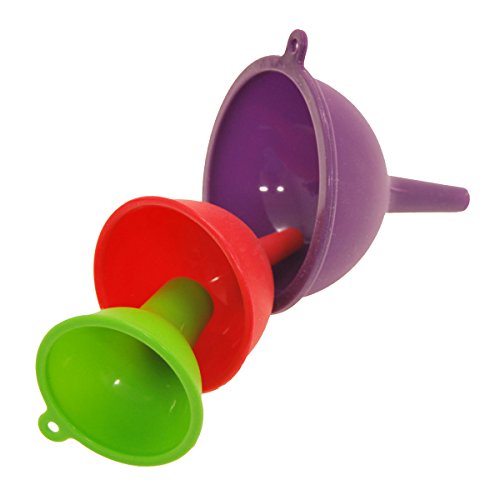 Starfrit 093523 Set of 3 Silicone Funnels