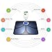 Mosiso - Bluetooth Smart Connected Body Fat Scale with Large Backlit LCD, Smart Body Analyzer, Measures 8 Parameters with FREE App for iPhone, iPad, iPod and Android Smart Phones and Tablets, Blue