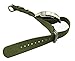 ArtStyle Watch Band with 1.5mm Thickness Quality Nylon Strap and Heavy Duty Brushed Buckle (Armygreen, 22mm)