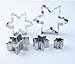 Ergonflow 5Pcs Snowflake Ice Crystal Cookie Cutter