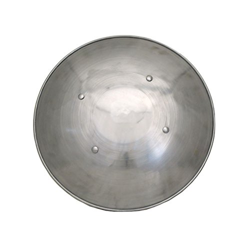 Armor Venue - Steel Domed Fencing/Mediveal Shield Metallic One Size