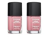 CoverGirl Outlast Stay Brilliant Nail Gloss, Everbloom 160 - 0.37 fl oz (11 ml) - Pack of 2
