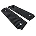 EXEL Cool Hand 1911 Full Size G10 Slim Grips, 3/16 Thin, Big Scoop, Ambi Safety Cut, OPS Texture, These Grips Only Work with Short Bushings, Black, HH1S-J1S-1