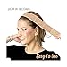 Lace Wig Grip Band 2 Pack Adjustable Non Slip Comfort Velvet Wig Headband Hair Band Elastic Breathable Flexible Women Girls Hair Scarf Keep Wig Secured Prevent Headache and Hair Loss(Beige,Dark Brown)