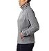 Columbia Women's Plus Size Benton Springs Full Zip Jacket, Soft Fleece with Classic Fit, Light Grey Heather/Fuchsia, 1X
