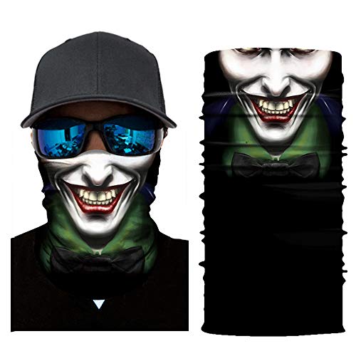 OWMEOT Outdoor Sports Multifunctional Headwear - Wear as Headband Face Shield Neck Gaiter Scarf Wrap Sweatband for Hunting Fishing Hiking - Seamless Tube Bandana (E)