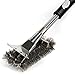 Grill Brush and Scraper – Grill Brush – BBQ Brush – Barbecue Cleaner – Safe Bristle Free BBQ Grill Brush for Porcelain Propane Electric Infrared Stainless Steel Gas Iron Charcoal (Safe Ststeel)