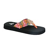 Corkys Women's Elastic Woven Flip-flop Sandal