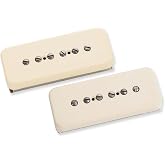 Seymour Duncan Antiquity P90 - Set - Cream - Electric Guitar Pickup | Vintage soapbar P-90 tone brings warm chords, gritty mids and sweet bite across the set. Made for Blues and Rock.