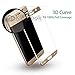 S7 Edge Screen Protector, Klearlook [1Front+1Back] Premium 3D Curved Full Coverage Crystal Clear Tempered Glass Screen Protector + Matt Back PET Film [Gold Frame]