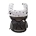 HnyBaby Organic Cotton Drool and Teething Pads with Bib Designed for Ergobaby Four Position 360 Baby Carrier | Reversible Ultra Soft Absorbent 3 Piece Set for Boys and Girls