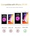 GVIEWIN Marble iPhone 8 Plus Case/iPhone 7 Plus Case, Ultra Slim Thin Glossy Soft TPU Rubber Gel Silicone Phone Case Cover Compatible iPhone 7 Plus/8 Plus (5.5 inch) (Green/Gold)