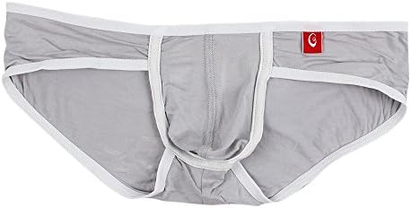 Men Underwear Sexy Underpants Solid Color Regular Soft Bulge Pouch Shorts