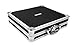 Vaultz Locking DVD Storage Case - Secure Organizer 128 CD Holder, Video Game Binder and Media Book for Travel w/Key and Carrying Handle, Black-Silver