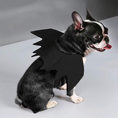 ATPWONZ Halloween Dog Bat Costume, Halloween Pet Bat Wings Outfits