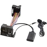 TOTMOX Audio Aux Adapter with Microphone, Audio AUX Adapter Compatible with BMW Z4 E85 2003-2008, Compatible with BMW Z4 E86 2003-2008, Compatible with Mini Cooper R50 2003-2006