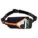 SPIbelt Running Belt Original Pocket, No-Bounce Waist Bag for Runners, Athletes Men and Women, fits Smartphones iPhone 6 7 8 X, Workout Fanny Pack, Expandable Sport Pouch, Adjustable Black with Orange primary